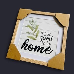 Housewarming Art Sign 10” x 10” NEW